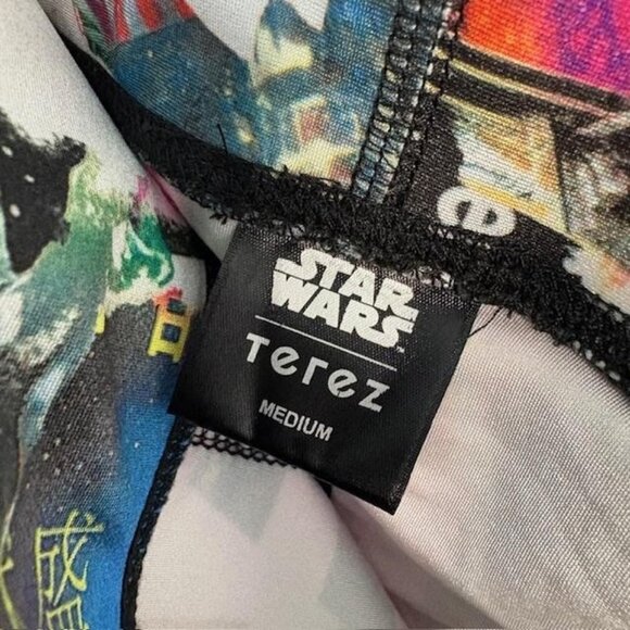 Terez Star Wars Leggings Womens Medium Multicolor Graphic Print Made in USA - Picture 5 of 9